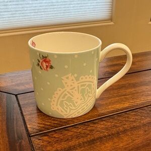 Royal Albert Mint and Pink Floral Mug